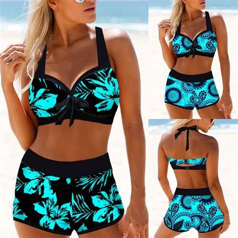 New Women Swimwears High Waist Bikini Woman Swimsuit Sexy