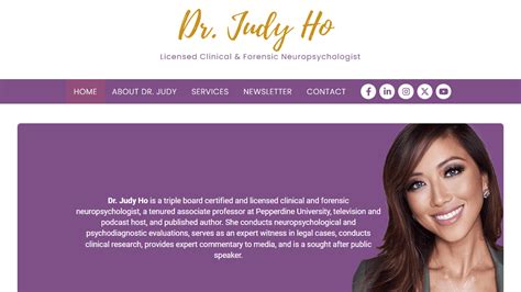 Contact Dr Judy Ho Licensed Clinical And Forensic Neuropsychologist