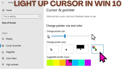 Easily Change Mouse Pointer Color And Size In Windows 10 Change