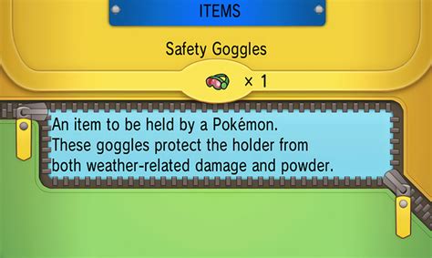 Pokémon ORAS Safety Goggles: Locations + Uses - Guide Strats