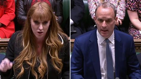 Full Exchange Angela Rayner Questions Dominic Raab On Low Rape