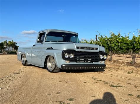 Freshly Bagged 1959 Ford F100 The 46 Off
