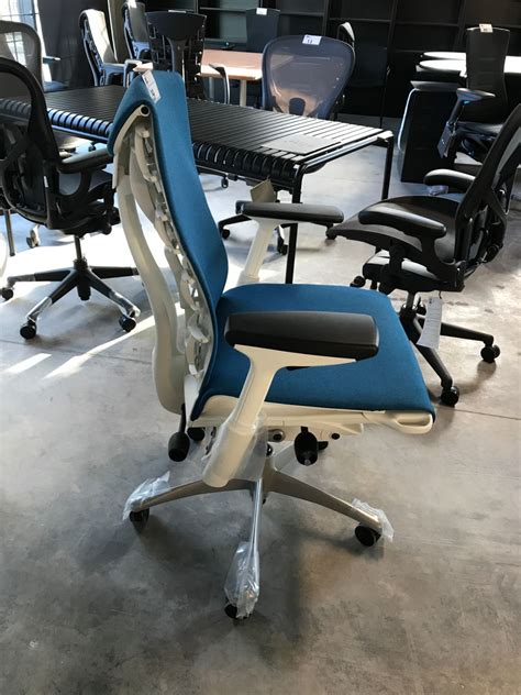 Herman Miller Embody Blue Grotto Fully Adjustable Gaming Task Chair