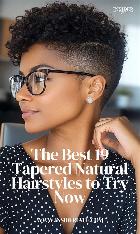 The Best 19 Tapered Natural Hairstyles to Try Now - Insiderlyfe