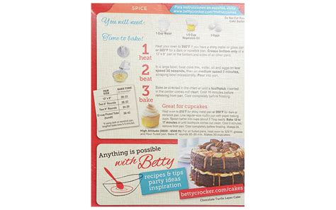 Betty Crocker Delights Super Moist Spice Cake Mix Reviews Ingredients Recipes Benefits