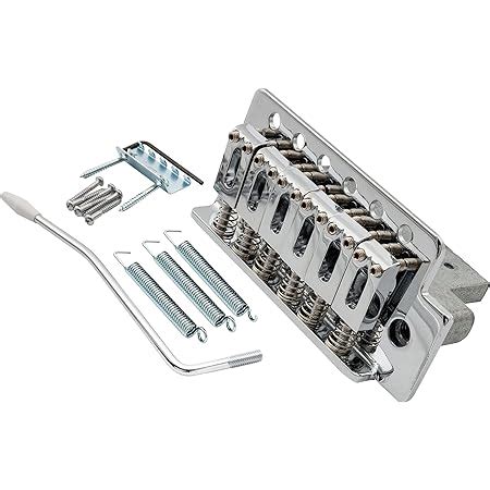 Musiclily Strat Style Guitar Tremolo Bridge Chrome Amazon In Musical