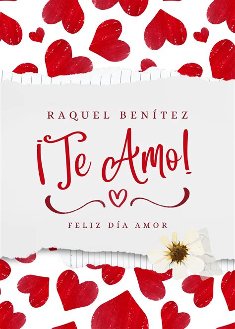 Plantilla De Tarjeta Del Día De San Valentín