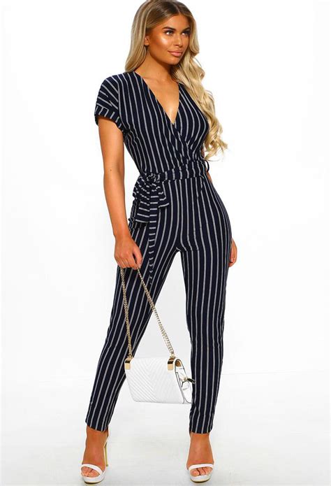 Pin By Louise Shaw On Jumpsuits Playsuits Xx Jumpsuit Navy Stripes