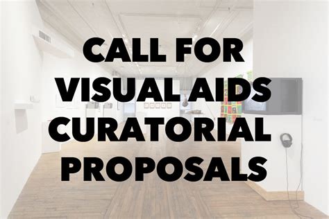 Call For Curatorial Proposals Visual AIDS