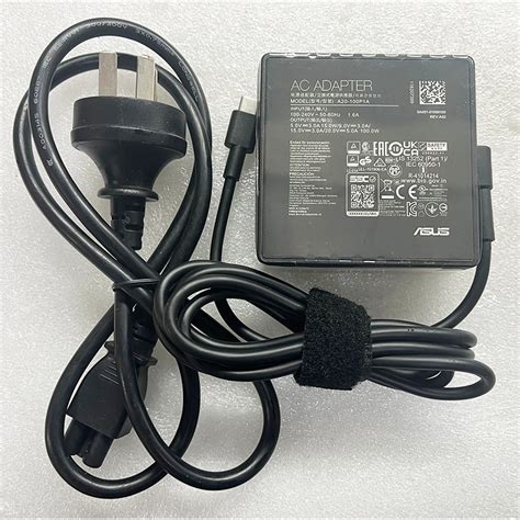 A20 100P1A Laptop Charger For ASUS ROG 100W 20V 5A Type C Adapter