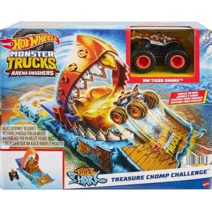 Hot Wheels Pista Monster TRUCKS HW Tiger SHARK Mattel HNB87 Starhouse Mega Store