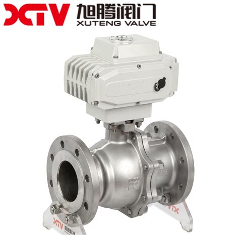 Control Ball Valveflange Connectionwith Electric Actuator China Din Ball Valve And Flanged