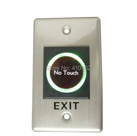 Stainless Steel Ir Sensor Door Exit No Touch Infrared Door Button