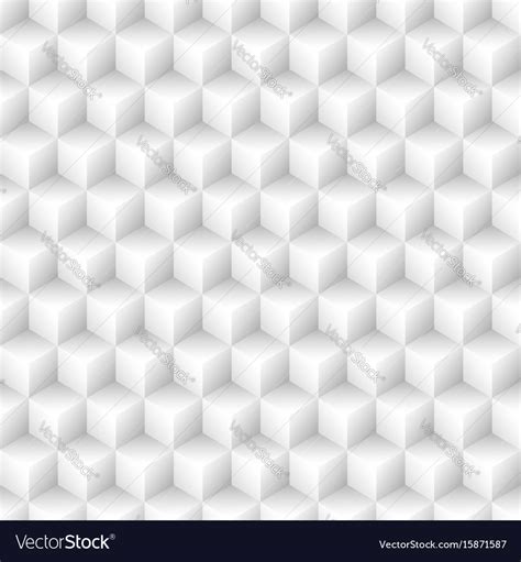 Seamless Cubes Pattern Background Geometric Vector Image