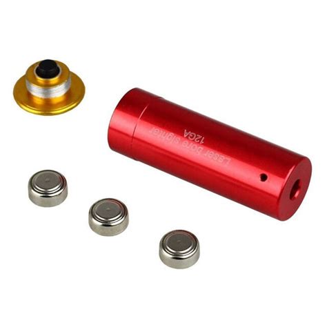 12 Gauge Red Laser Boresighter Barrel Cartridge Bore Sight For 12ga Shotguns Hot Ebay