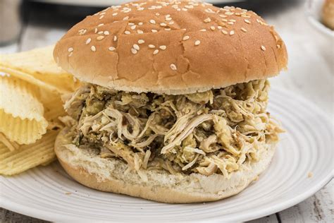 Shredded Ohio Chicken Sandwiches Crockpot The Magical Slow Cooker