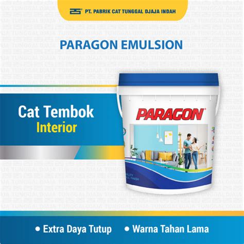 Jual Cat Tembok Interior Paragon Emulsion Kg Darkgreen Kota