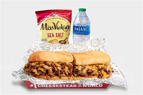 Old School Cheesesteak Boxed Meal Charleys Cheesesteaks