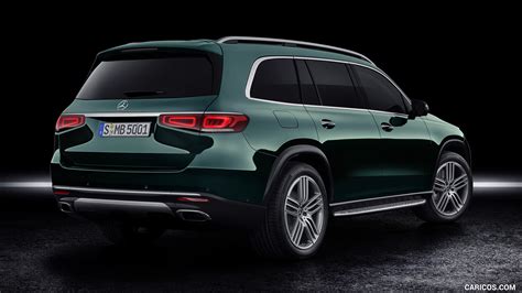 2020 Mercedes Benz Gls Color Emerald Green Rear Three Quarter