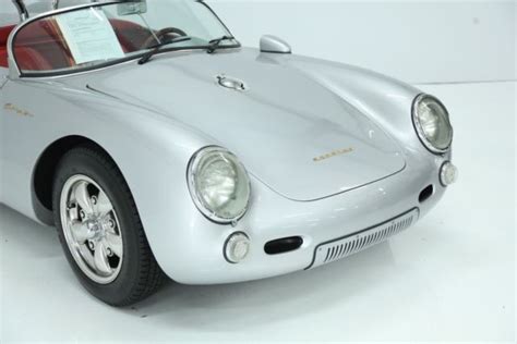 1955 PORSCHE 550 SPYDER Silver Convt REPLICA for sale