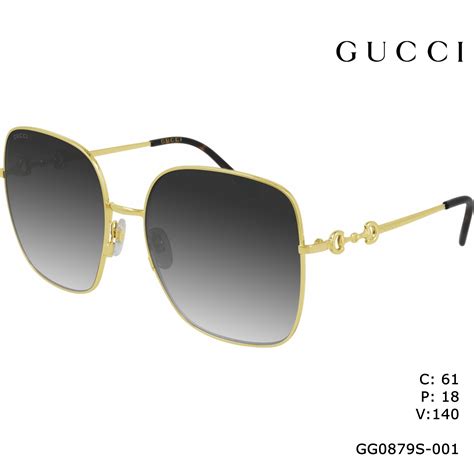 Gucci Sunglasses Gold Gold Grey Gradient Best Designers Inc