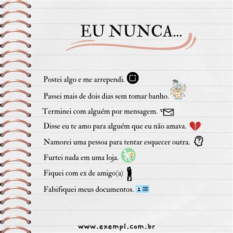 13 ideias de Eu nunca verdade ou desafio perguntas Descubra a emoção