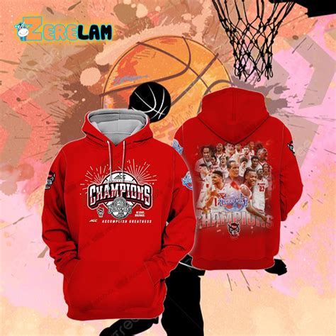 NC State Men's Basketball Champions Tournament Hoodie - Zerelam