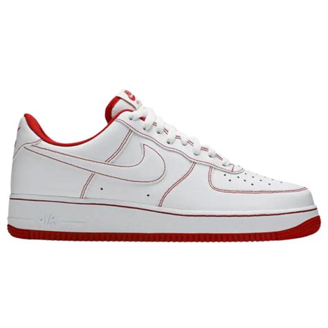 Nike Air Force 1 White University Red For Sale Authenticity Guaranteed Ebay