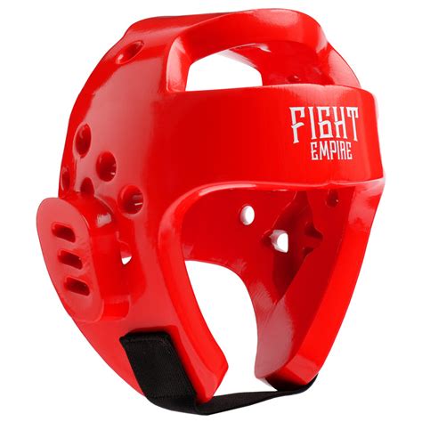 Шлем боксёрский тренировочный FIGHT EMPIRE, размер M, цвет красный ...