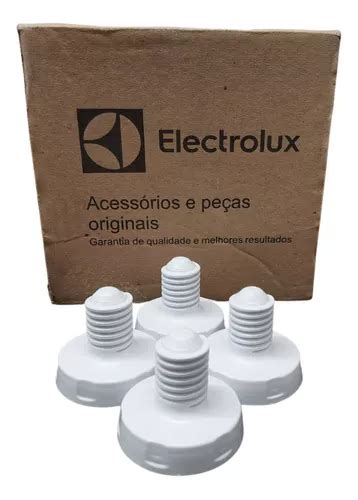 Kit 4 Pés Niveladores Lavadora Electrolux Lt10b Lt12b Lac09 MercadoLivre