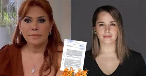 Magaly Medina recibe carta notarial de Yiddá Eslava Por haber sacado