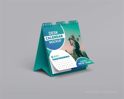 Premium Psd Desk Calendar Mockup