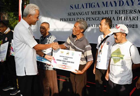 Peringati May Day Di Salatiga Ganjar Kesejahteraan Buruh Mesti