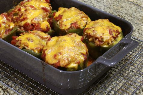 Stuffed Peppers With Ground Beef And Rice Recipe