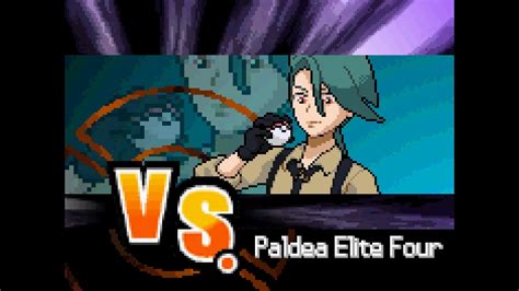 Battle Vs Paldea Elite Four Pokemon Scarletviolet B2w2 Soundfont Youtube