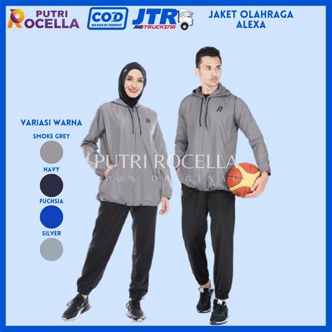 Jual Jaket Parasut Olahraga Sauna Suit Jaket Olahraga Pria Wanita