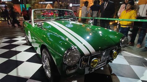 1965 MG Midget Convertible Car Unveiled 2023 Auto Expo Walkaround