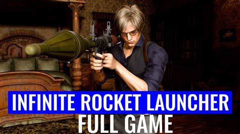 Resident Evil 4 Remake INFINITE ROCKET LAUNCHER Full Gameplay