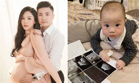 Con trai mới tháng hot girl Vũ Ngọc Châm đã mang bầu lần được tuần