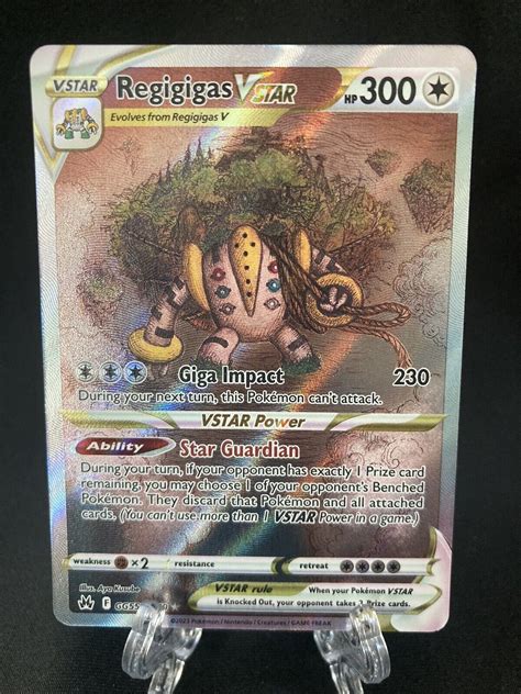 Regigigas Vstar Crown Zenith Galarian Gallery GG55 GG70 Full Art