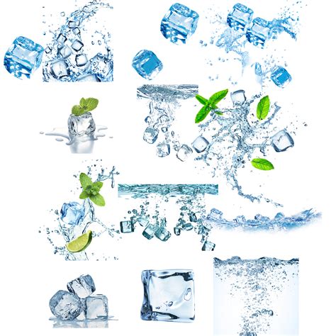 Ice Cube White Transparent Four Ice Cubes Ice Clipart Freezing