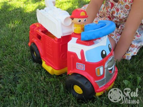 My daughter loves Mega Bloks First Builders Firetruck Finn ~ REVIEW