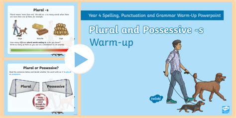 Year 4 Plural And Possessive S Warm Up PowerPoint KS2