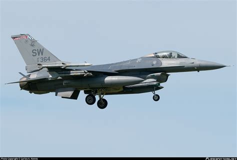 91 0364 United States Air Force General Dynamics F 16c Fighting Falcon Photo By Carlos A Nieves