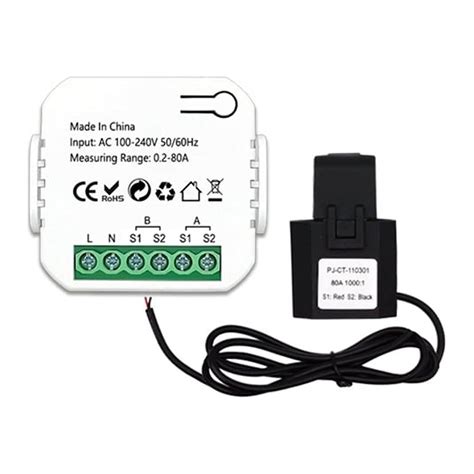 Tuya Smart ZigBee Energy Meter 2 Way Bidirectional With Current Sensor