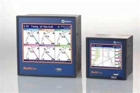 Simex Multicon Multichannel Controllers Data Recorders At