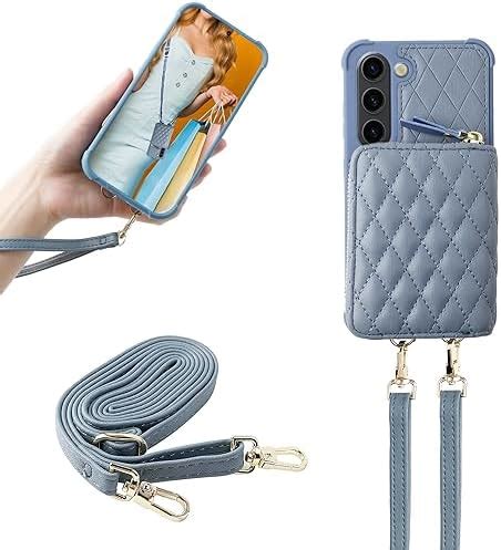 Amazon MONASAY Zipper Wallet Case Fit For Galaxy S23 Plus RFID