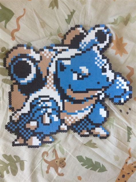 Blastoise Perler Bead Sprite Etsy Pokemon Bead Bead Sprite Perler