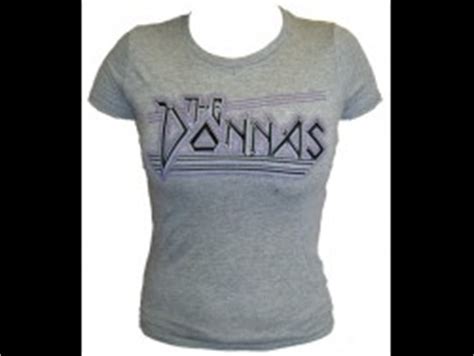 The Donnas - T-Shirts - Donnas Logo Grey Girls Tee - Blastwaves Music Merchandise