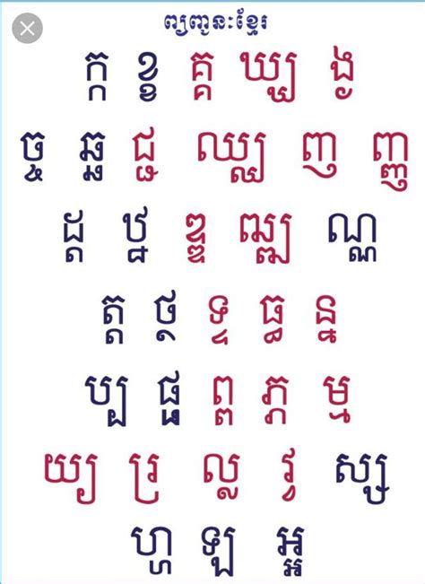 Cambodian Language I Love You